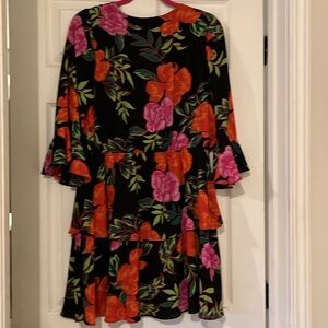 Express tiered floral dress